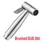 SteelFlow™ Stainless Steel Handheld Bidet Sprayer Set