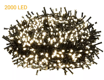 WarmGlow™ – Festive 1500, 2000 LED String Lights for Indoor & Outdoor Use